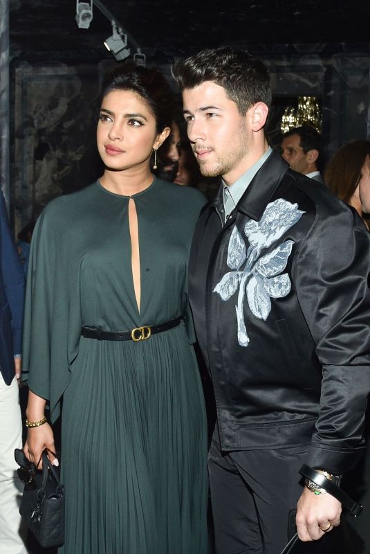 PRIYANKA CHOPRA and Nick Jonas at Christian Dior Haute Couture Show at Paris Fashon Week 07/01/2019