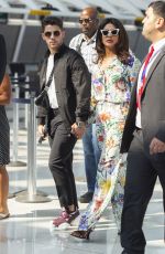 PRIYANKA CHOPRA and Nick Jonas at JFK Airport in New York 07/27/2019