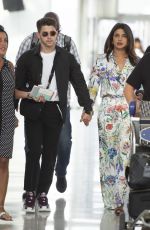 PRIYANKA CHOPRA and Nick Jonas at JFK Airport in New York 07/27/2019