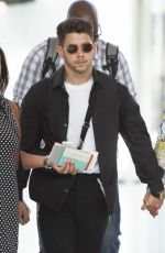 PRIYANKA CHOPRA and Nick Jonas at JFK Airport in New York 07/27/2019