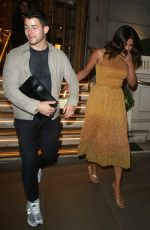 PRIYANKA CHOPRA and Nick Jonas Leaves Ritz Hotel in London 07/07/2019