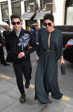 PRIYANKA CHOPRA and Nick Jonas Out in Paris 07/01/2019