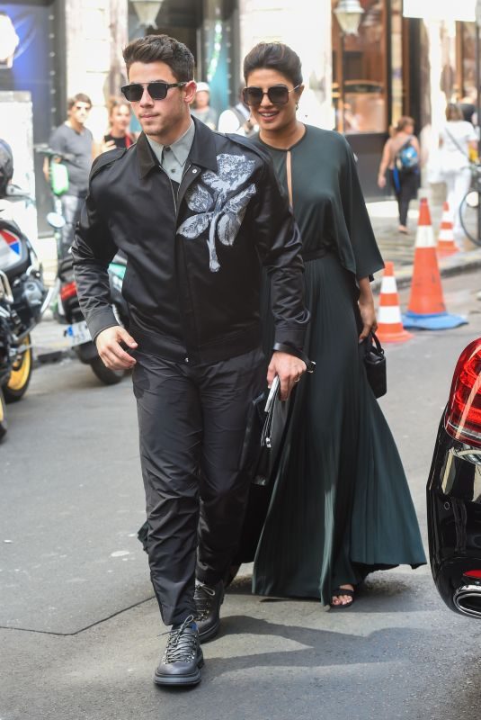 PRIYANKA CHOPRA and Nick Jonas Out in Paris 07/01/2019