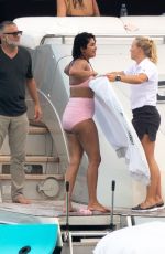 PRIYANKA CHOPRA in Bikini at a Yach in Miami 07/19/2019