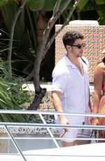 PRIYANKA CHOPRA in Bikini at a Yach in Miami 07/19/2019