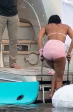 PRIYANKA CHOPRA in Bikini at a Yach in Miami 07/19/2019