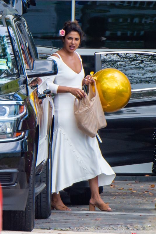 PRIYANKA CHOPRA Out and About in Miami 07/21/2019