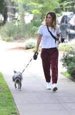 RACHEL BILSON Out with Her Dog in Los Angeles 07/08/2019