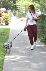 RACHEL BILSON Out with Her Dog in Los Angeles 07/08/2019