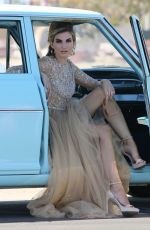 RACHEL MCCORD on the Set of a Photoshoot 07/03/2019