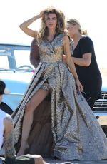 RACHEL MCCORD on the Set of a Photoshoot 07/03/2019