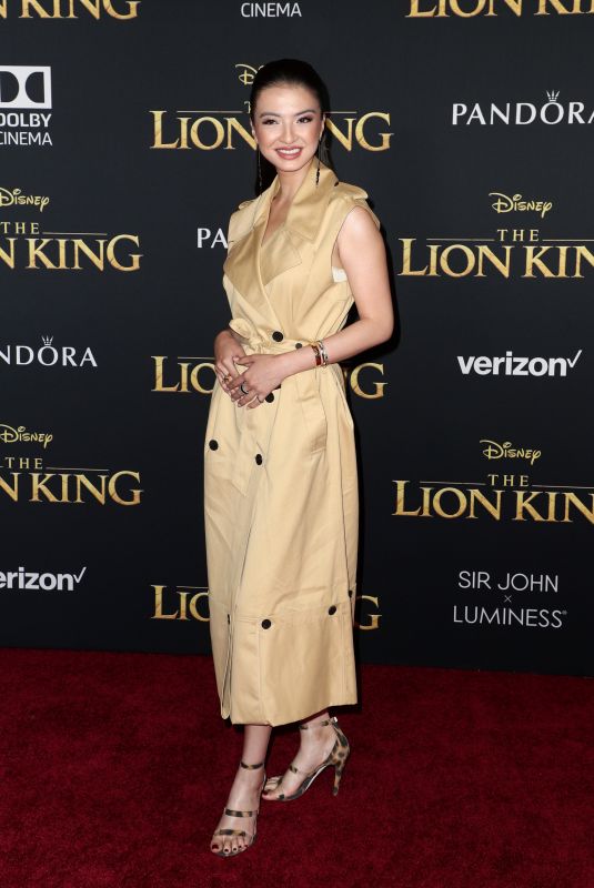 RALINE SHAH at The Lion King Premiere in Hollywood 07/09/2019