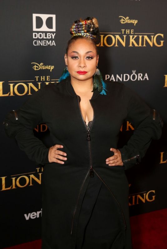 RAVEN SYMONE at The Lion King Premiere in Hollywood 07/09/2019