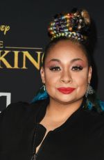 RAVEN SYMONE at The Lion King Premiere in Hollywood 07/09/2019