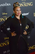 RAVEN SYMONE at The Lion King Premiere in Hollywood 07/09/2019