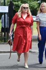 REBEL WILSON at Wimbledon 2019 Tennis Championships in London 07/08/2019