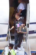 RIHANNA Arrives at Airport in Bridgetown 07/04/2019