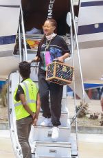 RIHANNA Arrives at Airport in Bridgetown 07/04/2019
