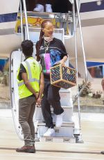 RIHANNA Arrives at Airport in Bridgetown 07/04/2019