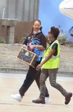 RIHANNA Arrives at Airport in Bridgetown 07/04/2019