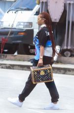 RIHANNA Arrives at Airport in Bridgetown 07/04/2019