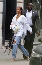 RIHANNA Arrives at Paris-charles-de-gaulle Airport 07/26/2019