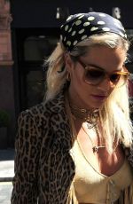 RITA ORA Arrives at Scotts Restaurant in London 07/04/2019