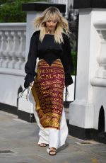 RITA ORA Leaves Her Home in London 07/10/2019