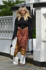 RITA ORA Leaves Her Home in London 07/10/2019