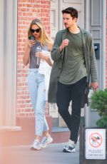 ROMEE STRIJD and Laurens Van Leeuwen Out in New York 07/29/2019