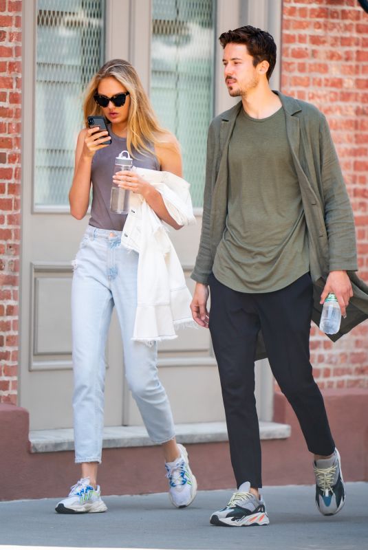 ROMEE STRIJD and Laurens Van Leeuwen Out in New York 07/29/2019