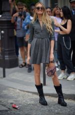 ROMEE STRIJD Arrives at Christian Dior Fashion Show in Paris 07/01/2019