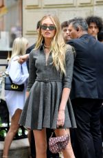 ROMEE STRIJD Arrives at Christian Dior Fashion Show in Paris 07/01/2019