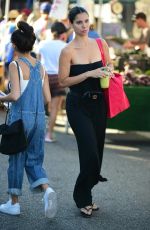ROSELYN SANCHEZ Shopping at Farmers Market in Studio City 07/28/2019