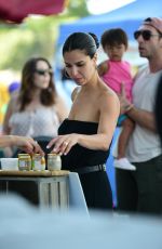 ROSELYN SANCHEZ Shopping at Farmers Market in Studio City 07/28/2019