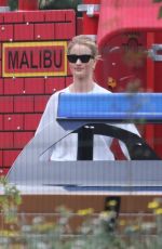 ROSIE HUNTINGTON-WHITELEY at a Park in Malibu 07/07/2019