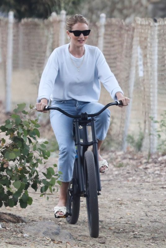 ROSIE HUNTINGTON-WHITELEY at a Park in Malibu 07/07/2019