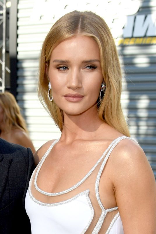ROSIE HUNTINGTON-WHITELEY at Hobbs & Shaw Premiere in Hollywood 07/13/2019