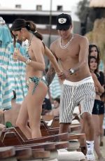 RUBY MAE and Dele Alli at a Beach on Mykonos Island 07/03/2019