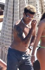 RUBY MAE in Bikini and Dele Alli at a Beach in Mykonos 07/04/2019