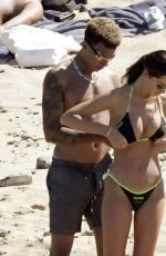 RUBY MAE in Bikini and Dele Alli at a Beach in Mykonos 07/04/2019