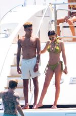 RUBY MAE in Bikini and Dele Alli at a Yacht in St Tropez 07/07/2019