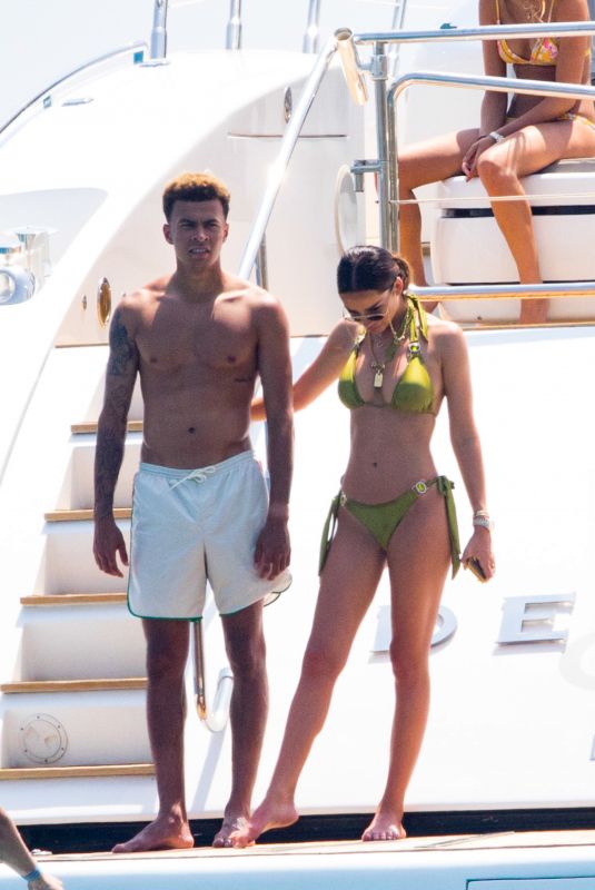 RUBY MAE in Bikini and Dele Alli at a Yacht in St Tropez 07/07/2019