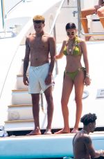 RUBY MAE in Bikini and Dele Alli at a Yacht in St Tropez 07/07/2019