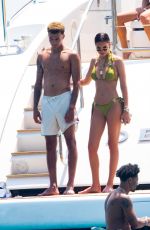 RUBY MAE in Bikini and Dele Alli at a Yacht in St Tropez 07/07/2019