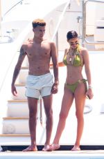 RUBY MAE in Bikini and Dele Alli at a Yacht in St Tropez 07/07/2019