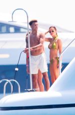 RUBY MAE in Bikini and Dele Alli at a Yacht in St Tropez 07/07/2019
