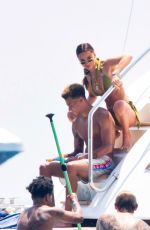 RUBY MAE in Bikini and Dele Alli at a Yacht in St Tropez 07/07/2019