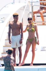 RUBY MAE in Bikini and Dele Alli at a Yacht in St Tropez 07/07/2019