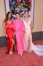 RUMER, TALLULAH and SCOUT WILLIS at Once Upon A Time in Hollywood Premiere in Los Angeles 07/22/2019